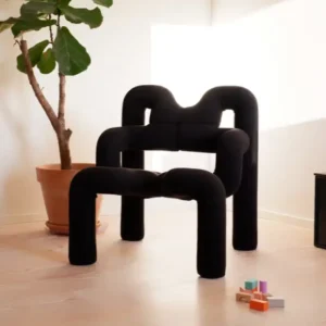 Silla ekstrem tapizado negro