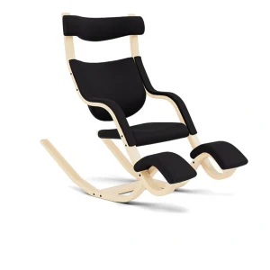silla gravity natural tapizado negro