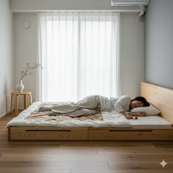 cama con sobrecolchon