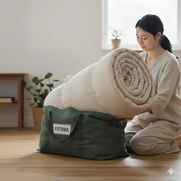 futon enrollado