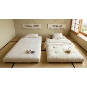 futon algodon vs futon lana
