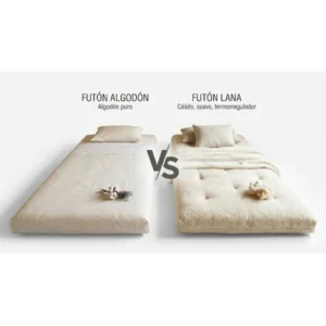 futon algodon vs futon lana