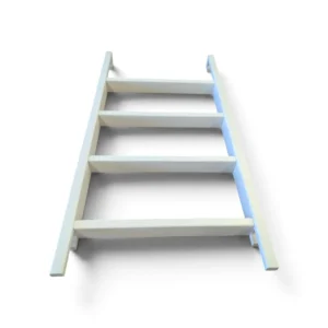 Escalera litera blanca