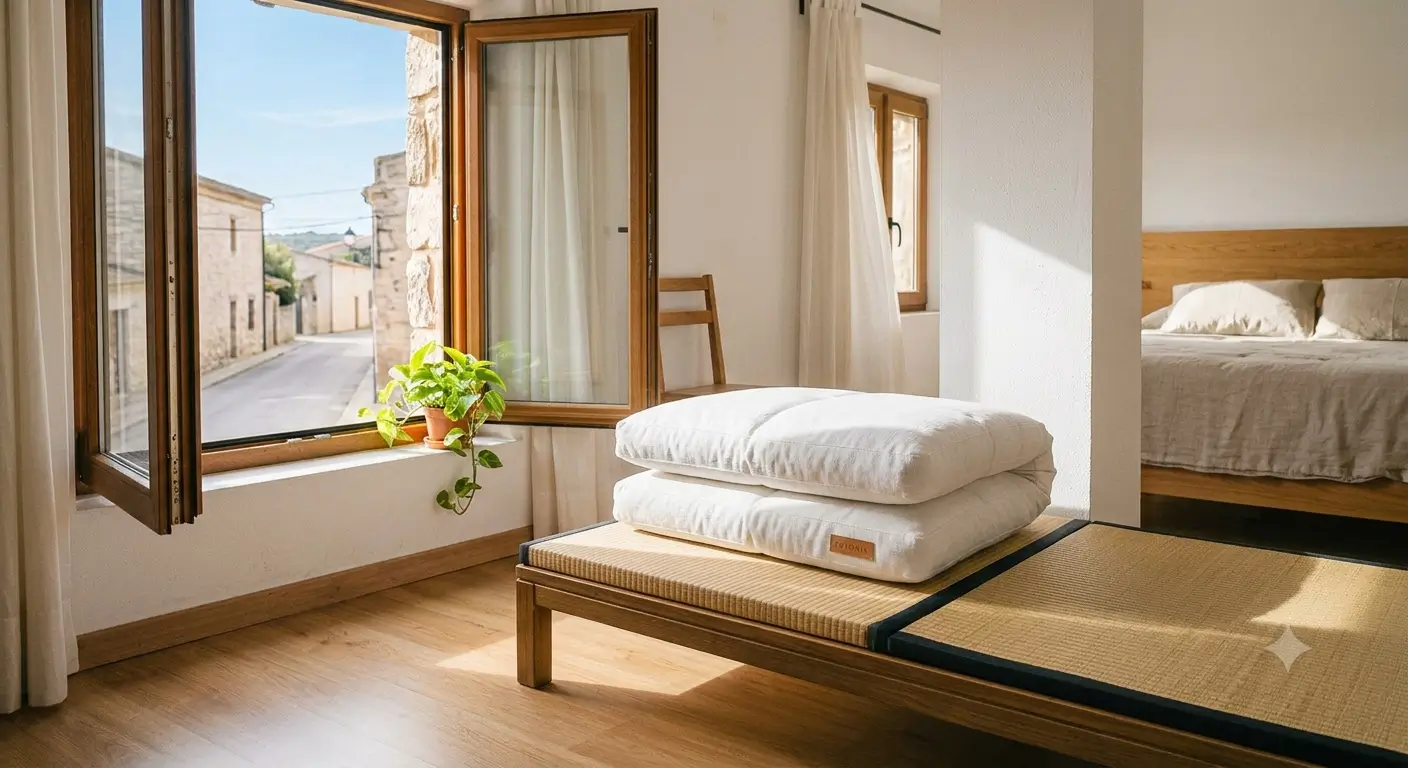 Futon doblado